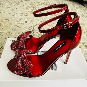 GORGEOUS embellished bow sandals🔥🔥🔥